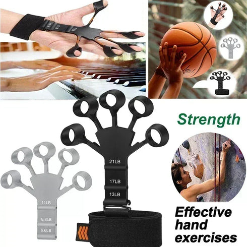 Silicone Grip Training and Finger Exercise Stretcher Hand Strengthener Grip