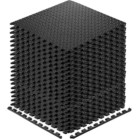 Puzzle Fitness Mat – EVA Interlocking Foam Floor Tiles for Sports Protection, Yoga and Home Gym