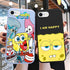 SpongeBob & Patrick Star Phone Case for iPhone SE, 8, 7, 6 - Soft Silicone TPU Cover