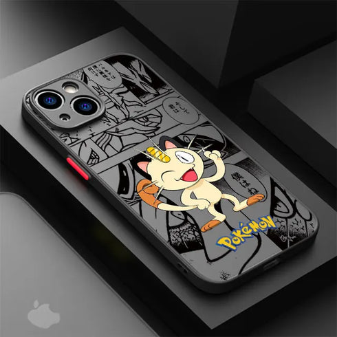 Pokemon Pikachu Gengar Phone Case for Apple iPhone 14 Pro Max 13 12 Mini XR XS X 8 Plus 15 Pro 11 Pro 7 6S SE Cover Print Soft