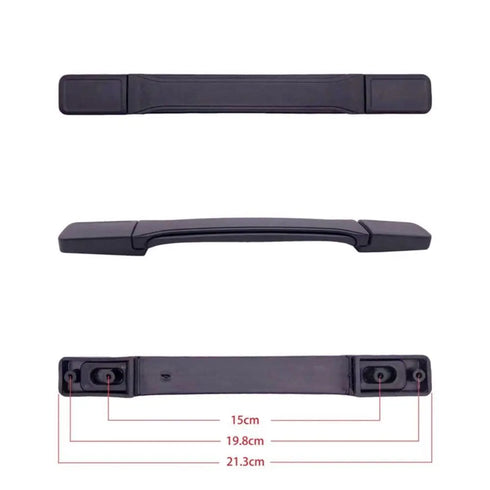 1Set Luggage Handle Trolley Handle Suitcase Handle Bag Handle Replacement Universal Travel Black Luggage Bag Handle Grip