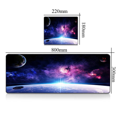 Galaxy Gaming Mouse Pad-Large Keyboard Mat-XXL Desk Mats