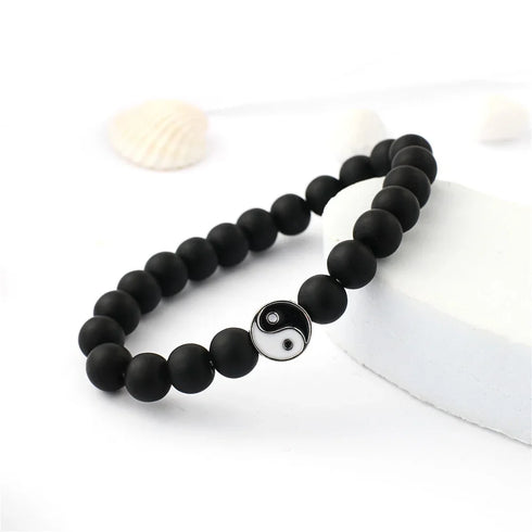 Delysia King Unisex Yin Yang Bracelet-Trendy Tai Chi Bracelet