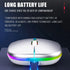 5.0 Bluetoooth Gaming Mouse-2.4GHz 1600DPI Wireless RGB Light Mouse