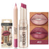 USHAS 2-in-1 Long-Lasting Lipstick & Lip Liner Set – Matte, High-Pigment, Smudge-Proof Nude & Red Shades for Bold, Defined Lips