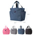 Thermal Lunch Bag Portable Cooler Pouch With Two Side-pockets Office Student Lunch Picnic Storage Box Food Container Handbag