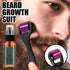 Natural Men Beard Growth Roller Kit Men's Beard Growth Oil Nourishing Enhancer Beard Oil Spray Anti Hair Loss With Beard Roller