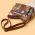 Women’s Vintage PU Leather Crossbody Bag – Multi-Pocket Casual Shoulder Handbag