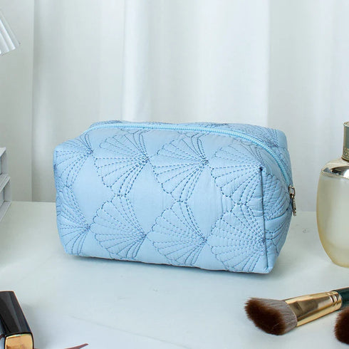 Bow Floral Women's Cosmetic Bags Cute Girls Sanitary Napkin Storage Bag Sanitary Pad Pouch Small Cosmetic Organizer Makeup Bag