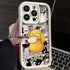 Pokemon Psyduck Meowth Phone Case For iPhone 14 15 Pro Max 13 12 11 X XS XR 7 8 Plus SE 2020 Soft Silicone Shockproof Cover