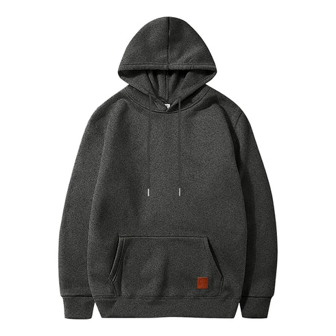 Unisex Luxury Hoodies – Solid Color Button-Up Collar Hooded Sweatshirt with Zipper, Lightweight Casual Wear