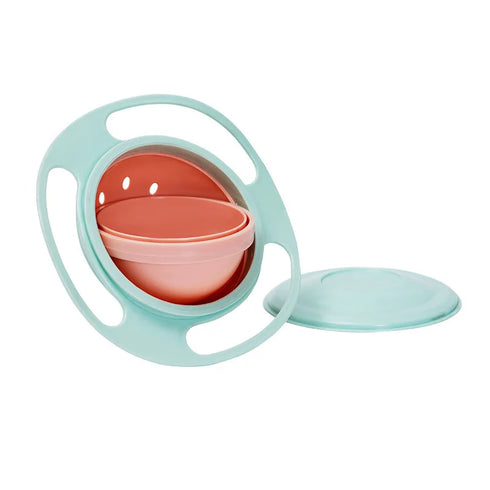 Innovative 360° Rotating Spill-Proof Baby Bowl – BPA-Free and Child-Friendly
