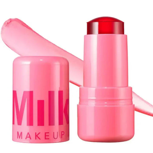 Milk Makeup Blush Stick - Multi-Use Cooling Water Jelly Tint for Cheeks and Lips - Long-Lasting, Hydrating, Watercolor Matte Finish - 4-Color Liquid Powder Blusher