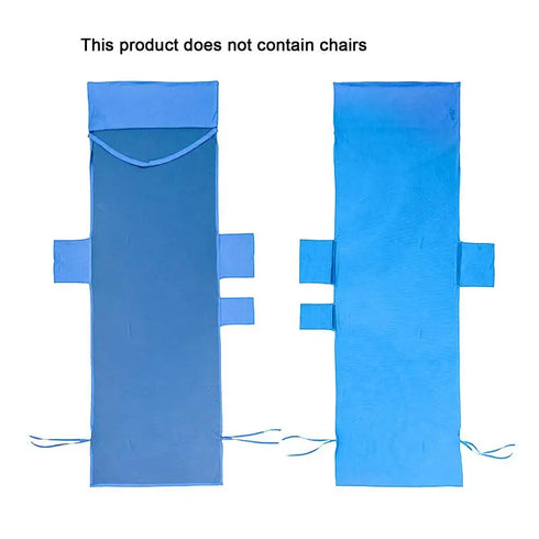 Beach Towels Portable Beach Pool Sun Lounge Chair Cover Bath Towel Bag 3 Pocket Patio Chaise Lounge Chair Covers Outdoor Towel