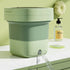 6L-11L Portable Washing Machine-Ultrasonic Mini Washer Folding Large Capacity Clothes Spin Dryer Bucket