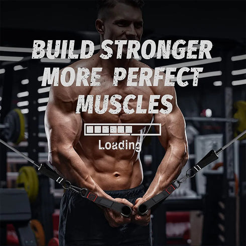 D-Ring Metal Gym Handles with Hook – Cable Machine Handles Resistance Bands - Fitness Accessories