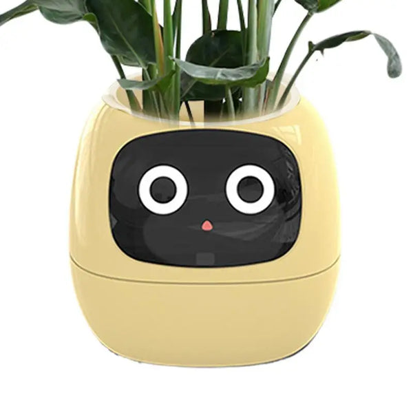 Smart USB Rechargeable Plant Pot - Indoor Flower Pot for Easy and Fun Plant Care, Perfect for Home Decoration