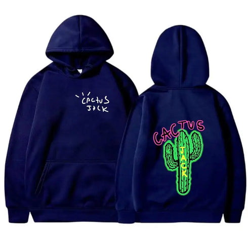 Cactus Jack Hip Hop Rap Sports Hoodie - Street Dance Pullover Top for Men and Women