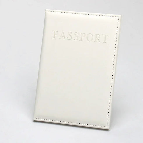 1PC Fashion New PU Women Passport Holder Couple Models Girls Travel Passport Cover Unisex Card Case Man Card Holder Wallet