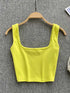 Women Backless Crop Top-Slim Fit Tank Top