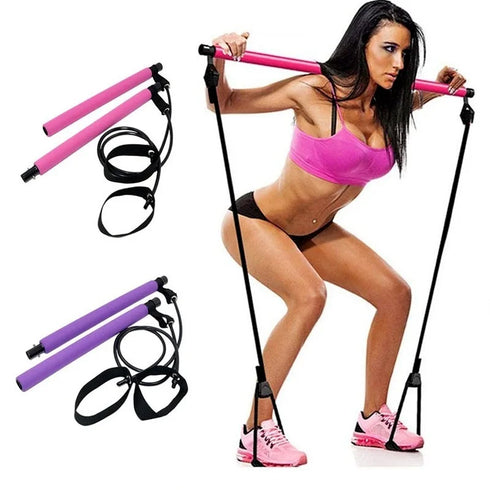 Multi-Functional Pilates Bar Kit – Full-Body Strength Training & Flexibility Workout Equipment
