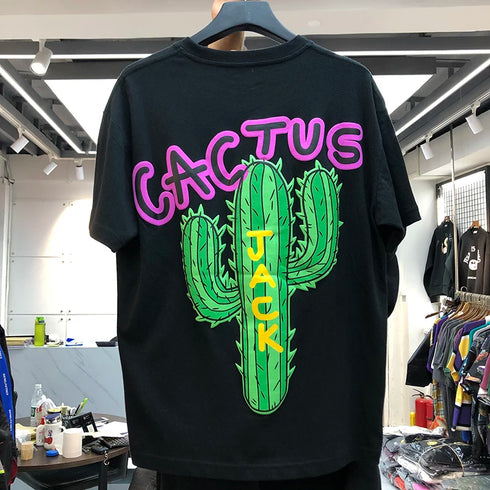 Luxury Cactus Jack Men's Hip Hop T-shirts for Summer