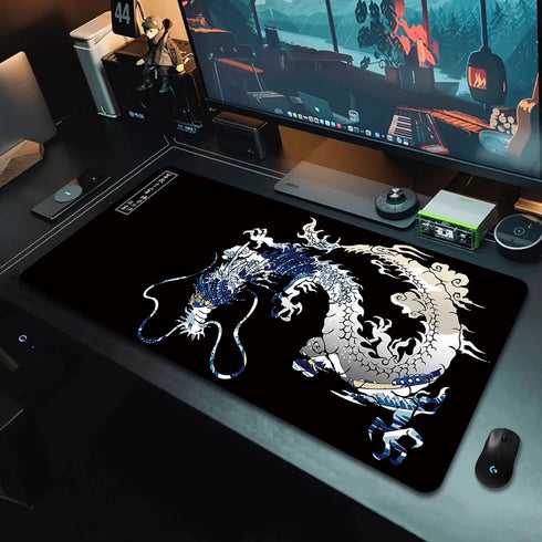 Large Gaming Mouse Pad-Koi Taichi Desk Mats