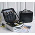 Leather Cosmetic Bag For Women - Multi-Functional Portable Travel Storage Makeup Case