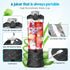 Portable Electric Fruit Juicer, 600ml with 4000mAh- USB Rechargeable