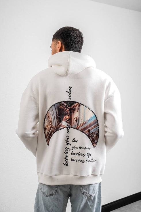 Unisex Oversize Hoodie with Artistic Print – Modern Streetwear Style