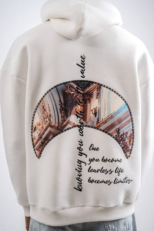 Unisex Oversize Hoodie with Artistic Print – Modern Streetwear Style