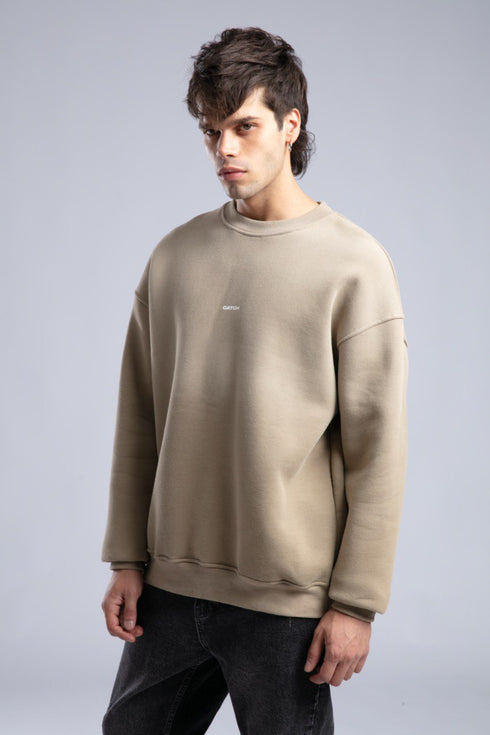 CATCH Oversized Unisex Sweatshirt – Minimal Streetwear Studio Collection