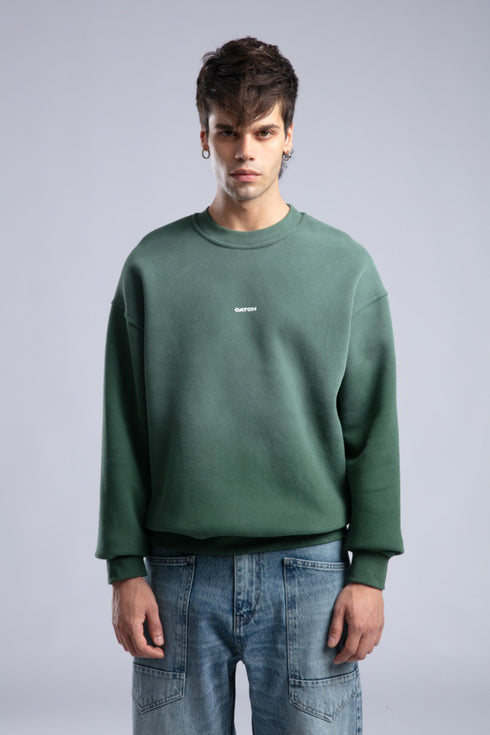 CATCH Oversized Unisex Sweatshirt – Minimal Streetwear Studio Collection