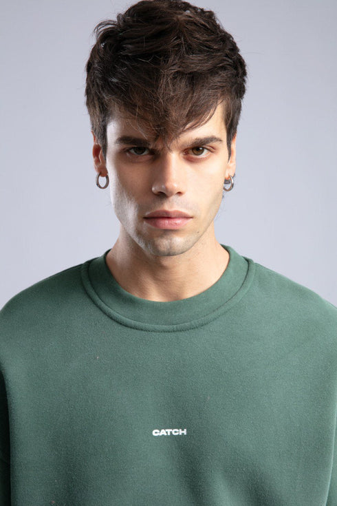 CATCH Oversized Unisex Sweatshirt – Minimal Streetwear Studio Collection