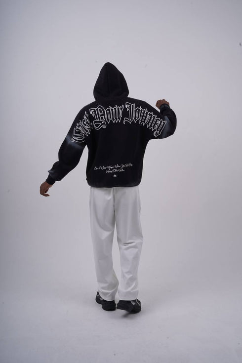 "Trust Your Journey" Gothic Graphic Hoodie