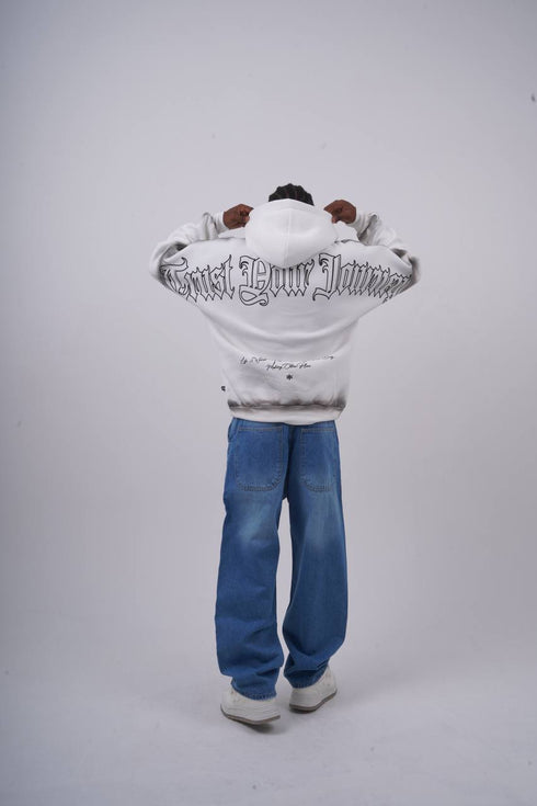 "Trust Your Journey" Gothic Graphic Hoodie