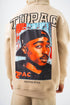 Tupac "Rapper Star" Graphic Unisex Oversized Hoodie