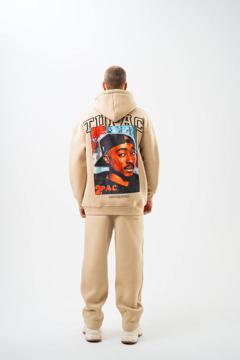 Tupac "Rapper Star" Graphic Unisex Oversized Hoodie