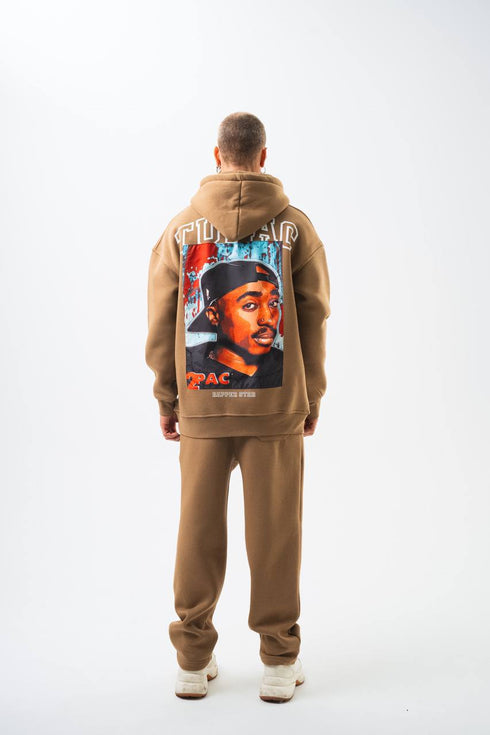 Tupac "Rapper Star" Graphic Unisex Oversized Hoodie