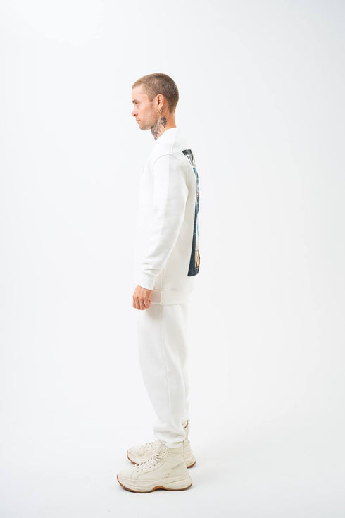 Tupac Shakur Oversized Sweatshirt: The Life & Death Graphic