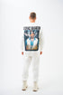 Tupac Shakur Oversized Sweatshirt: The Life & Death Graphic