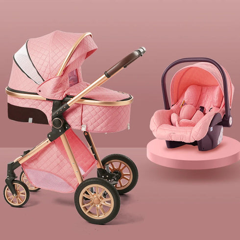 Lightweight and Foldable Baby Stroller with Durable Aluminum Alloy Frame