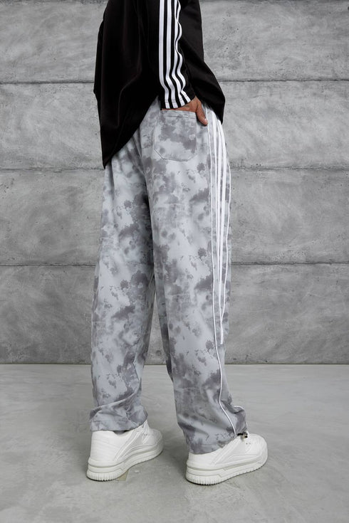 Unisex Cloud Wash Side Stripe Joggers – Streetwear Sweatpants