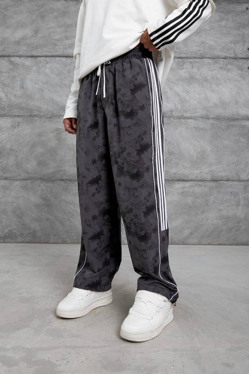 Unisex Cloud Wash Side Stripe Joggers – Streetwear Sweatpants