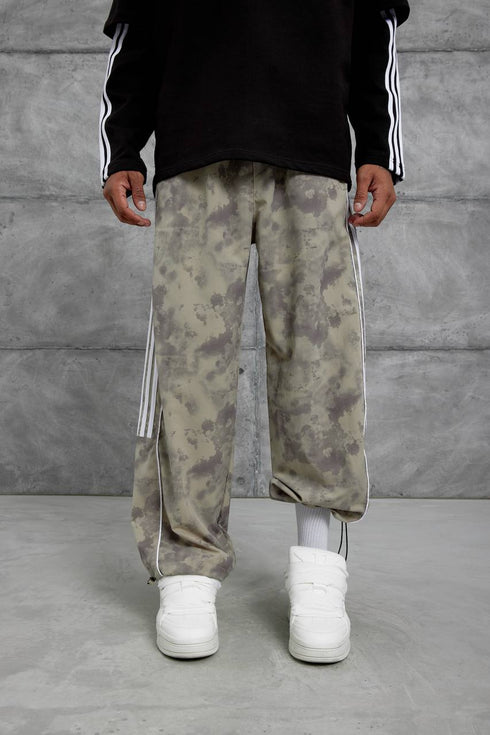 Unisex Cloud Wash Side Stripe Joggers – Streetwear Sweatpants