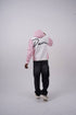 Unisex "Davis" Script Color Block Hoodie – Minimal Oversized Streetwear