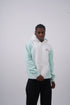 Unisex "Davis" Script Color Block Hoodie – Minimal Oversized Streetwear