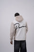 Unisex "Davis" Script Color Block Hoodie – Minimal Oversized Streetwear