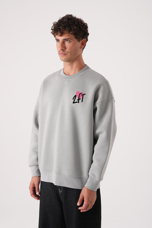 Unisex Oversized Mona Lisa Sweatshirt