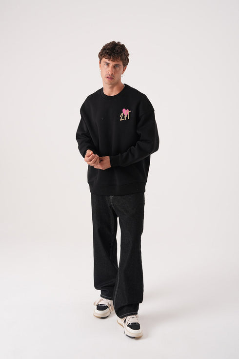 Unisex Oversized Mona Lisa Sweatshirt